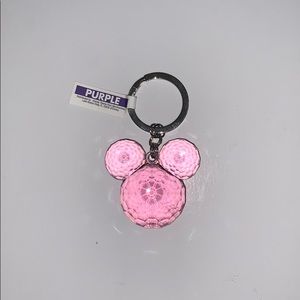 Mickey Mouse Ears Pink Keychain